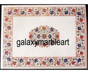 Taj Mahal inlay art coffee table top 25x18" WPRE-73